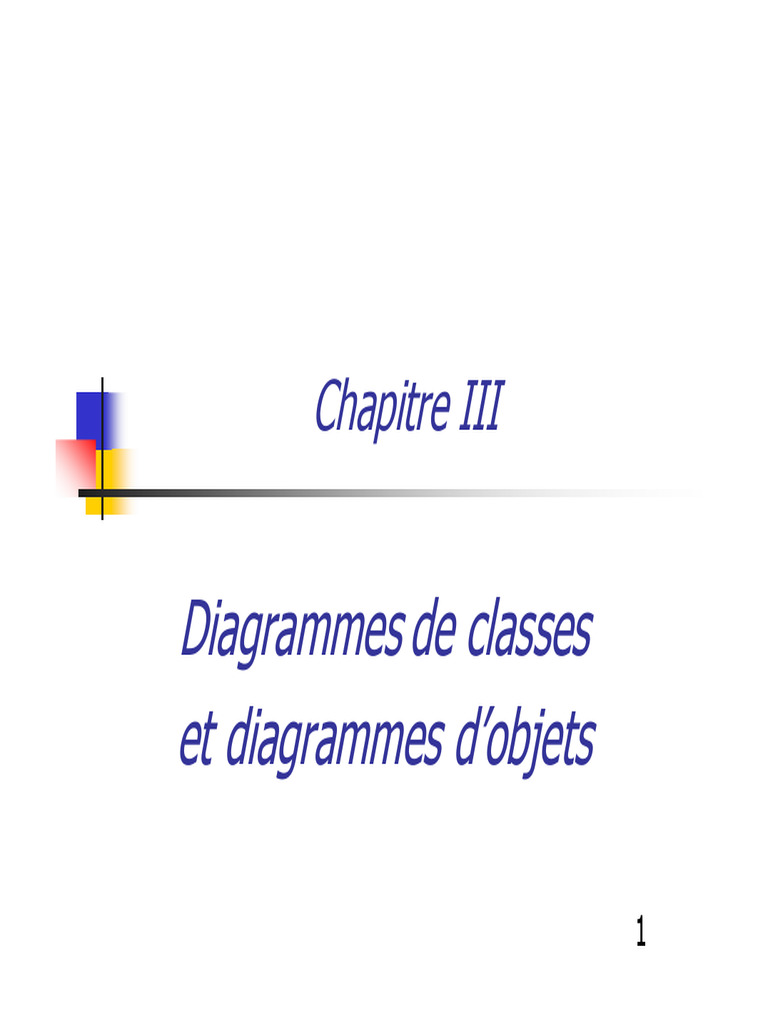 Diagrammes de classes et objets UML | PDF | Classe (informatique ...