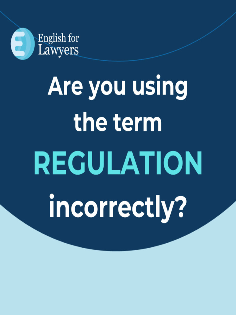 Regulation | PDF