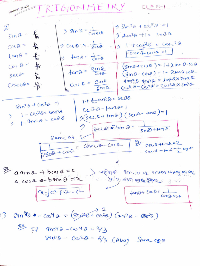 Trigonometry by Pawan Rao | PDF