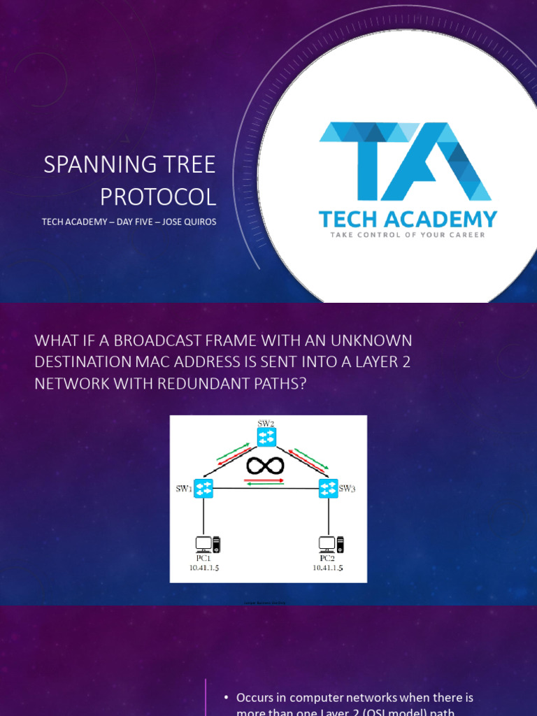 Spanning Tree Protocol 2 | PDF | Internet Architecture | Network Protocols