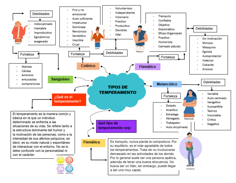 Mapa Mental | PDF | Temperamento | Sicología