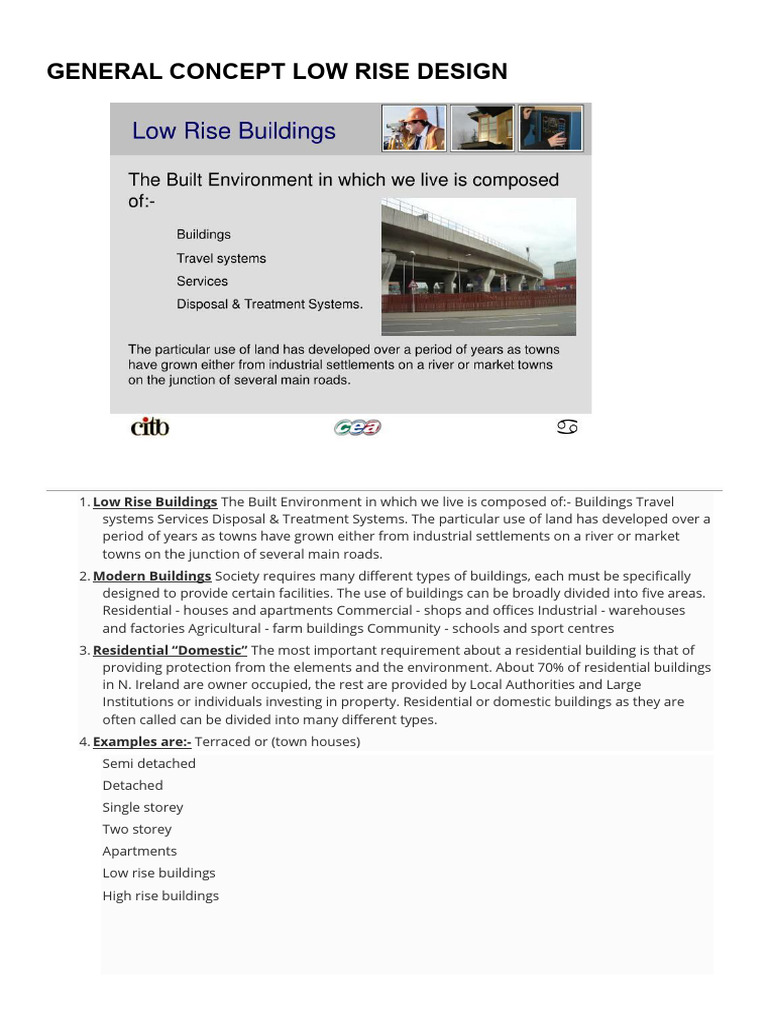 Low Rise Building Design Overview | PDF | Building | Apartment