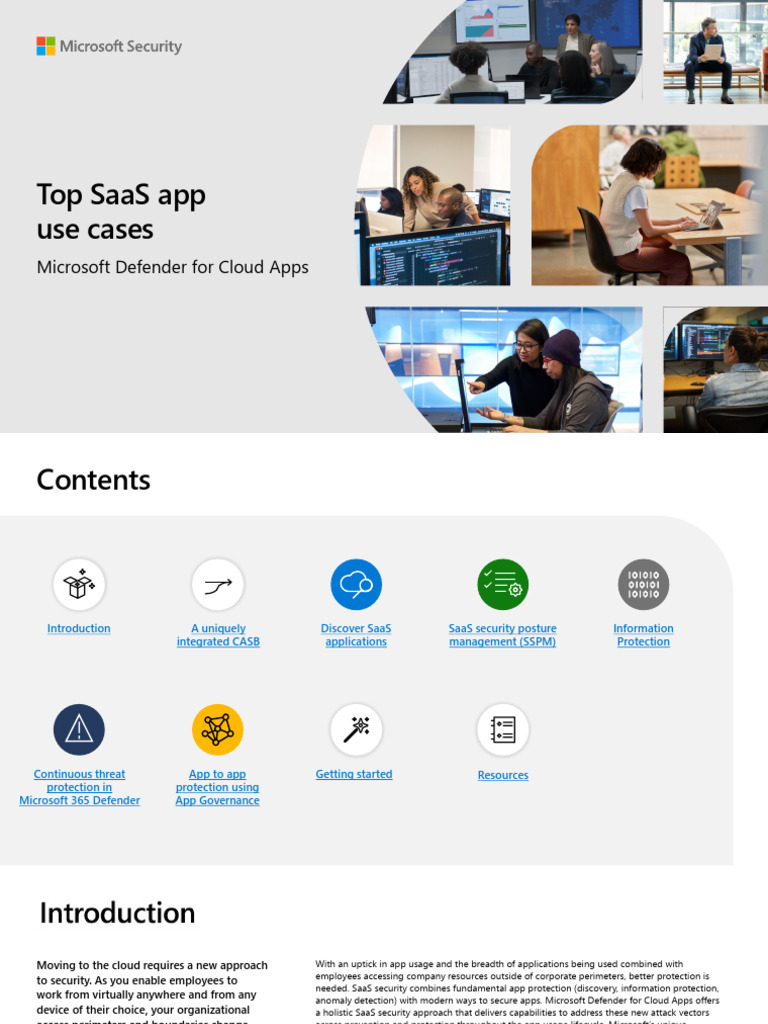 Top Use Cases for Defender Cloud Apps | PDF | Software As A Service ...