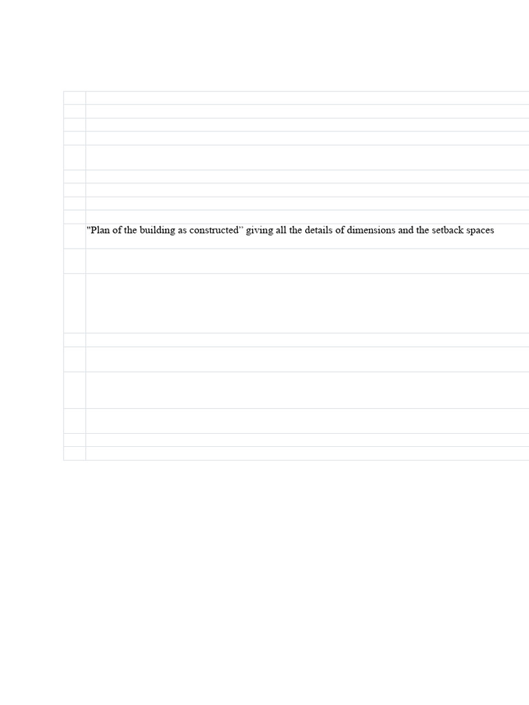 Documents for Building Completion Certificate | PDF