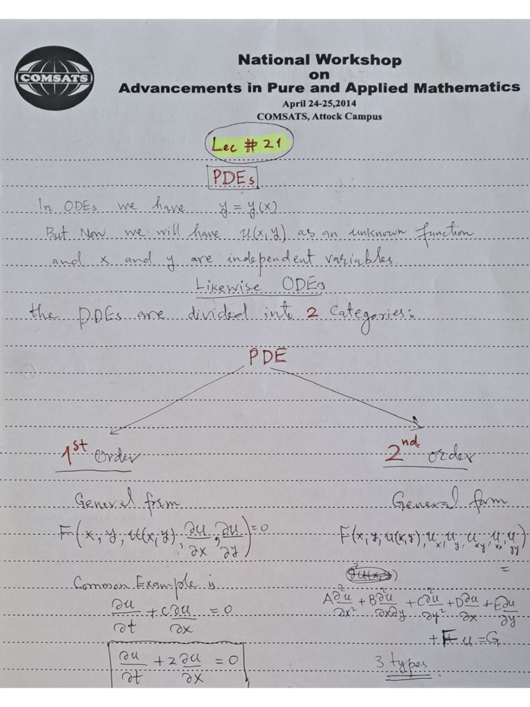 DE Notes | PDF
