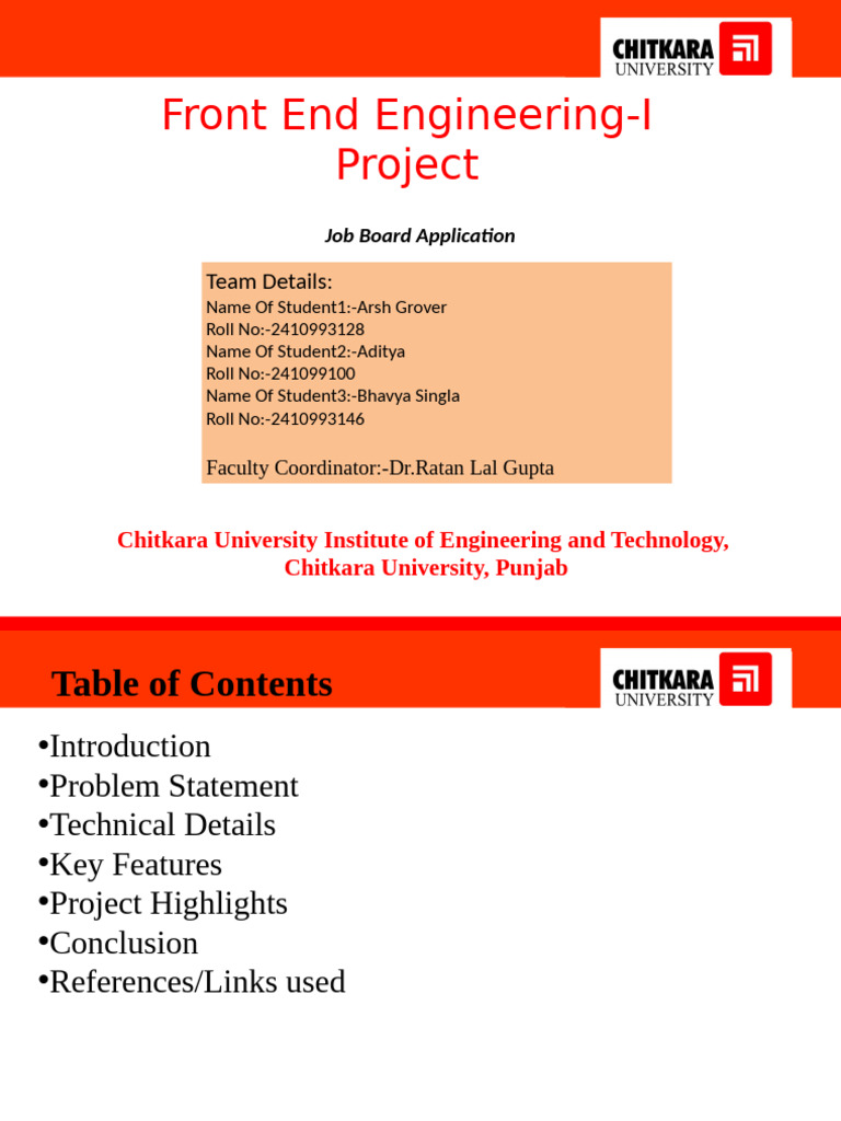Job Board Application Project Overview | PDF | Mobile App | Usability