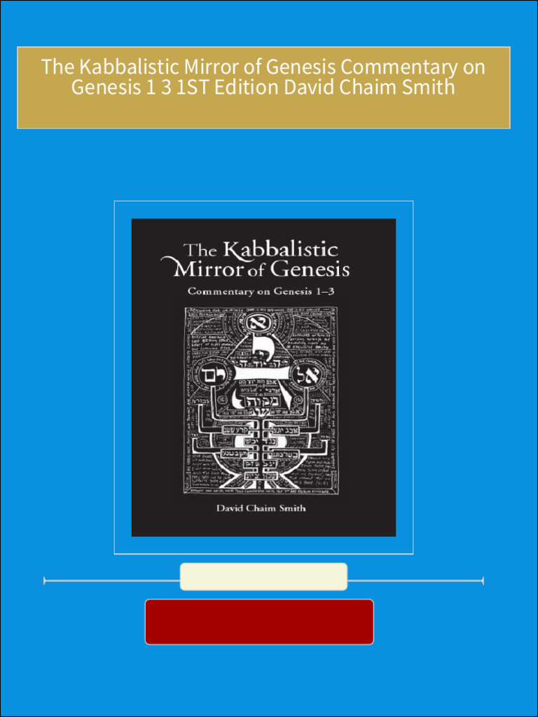 the-kabbalistic-mirror-of-genesis-commentary-on-genesis-1-3-1st-edition