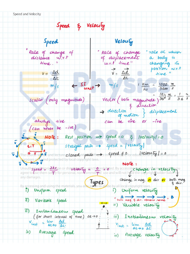 7.3 - Relative Velocity | PDF