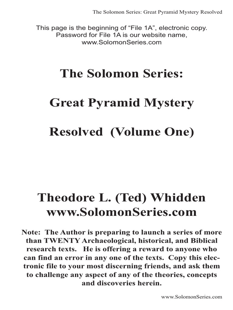 Pyramid 1 BPDF | PDF | Bible | The Exodus