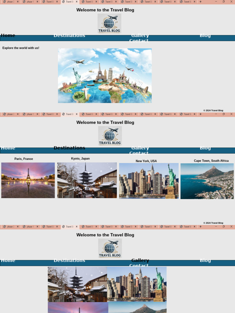 Travel Blog: Explore Global Destinations | PDF