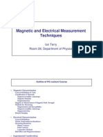 Magnetic and Electrical Measurement Techniques: Durham University