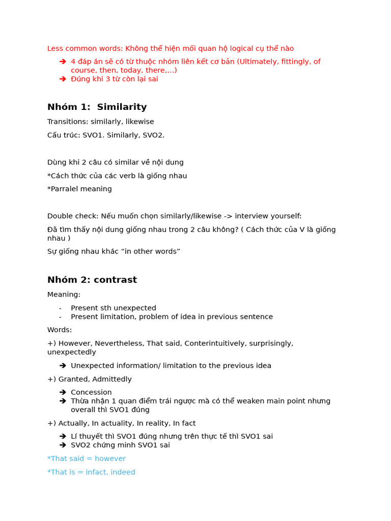 Transition Note | PDF
