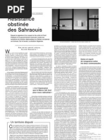 "Résistance obstinée des Sahraouis" Le monde diplomatique (artículo en francés)