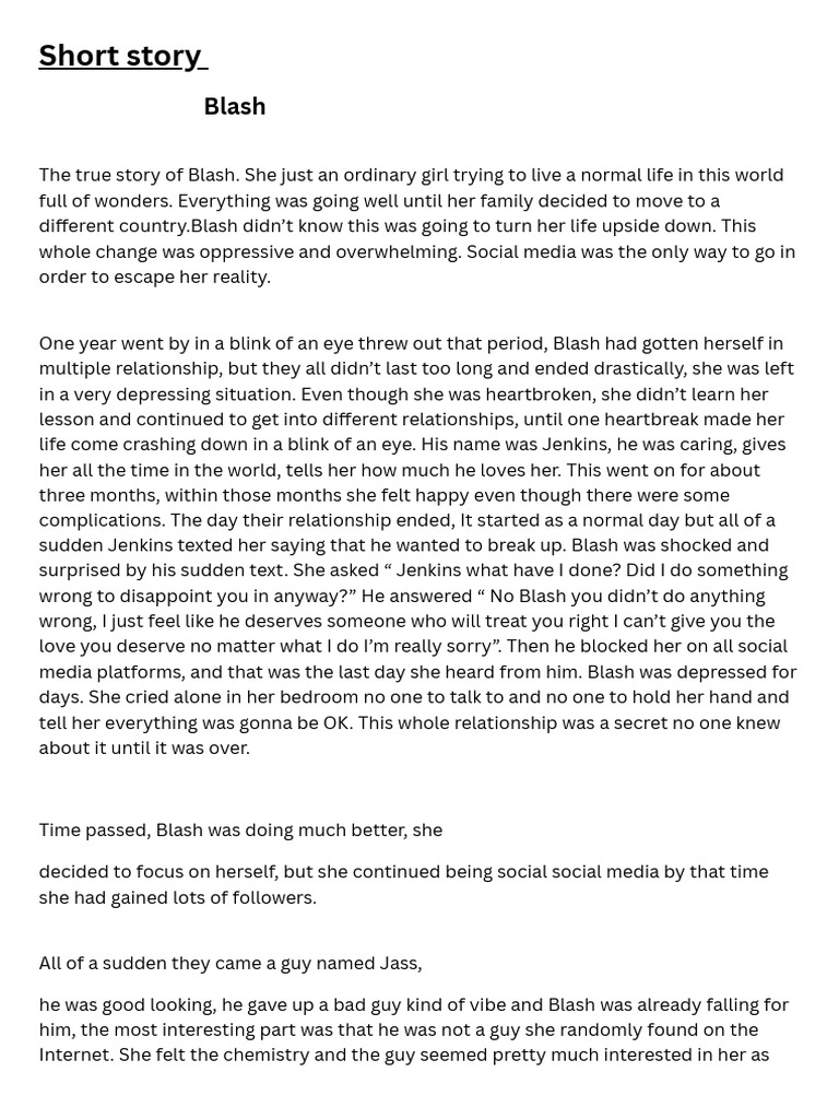 Short Story PDF | PDF