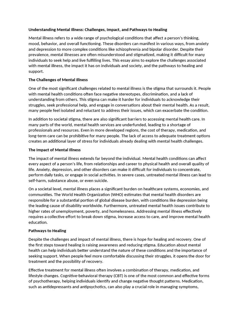 WHAT IS MENTAL ILLNESS SCHOLARLY ARTICLES visual data 3