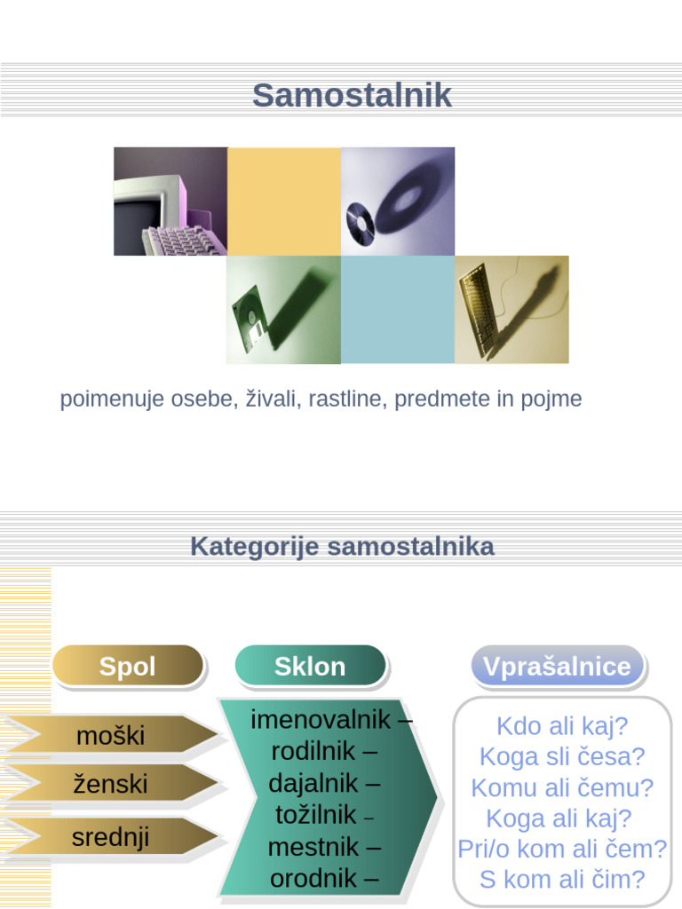 Samostalnik Tabela | PDF