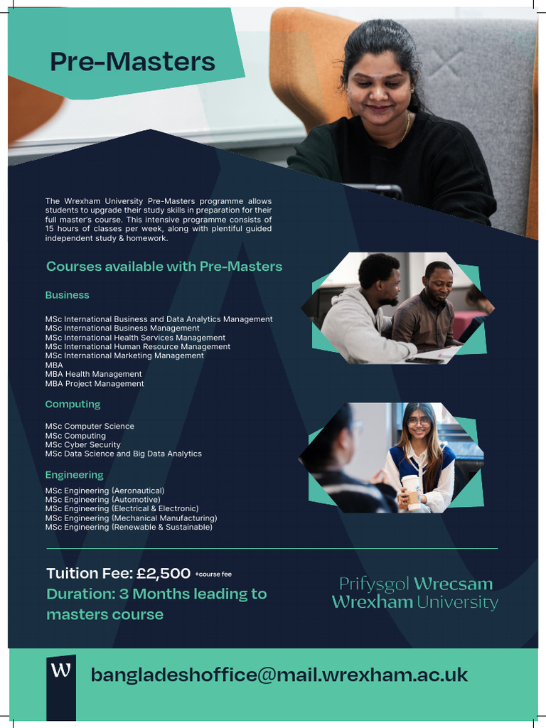 Wrexham Pre-Masters Program Overview | PDF