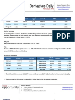 Derivatives Daily: Market Summary