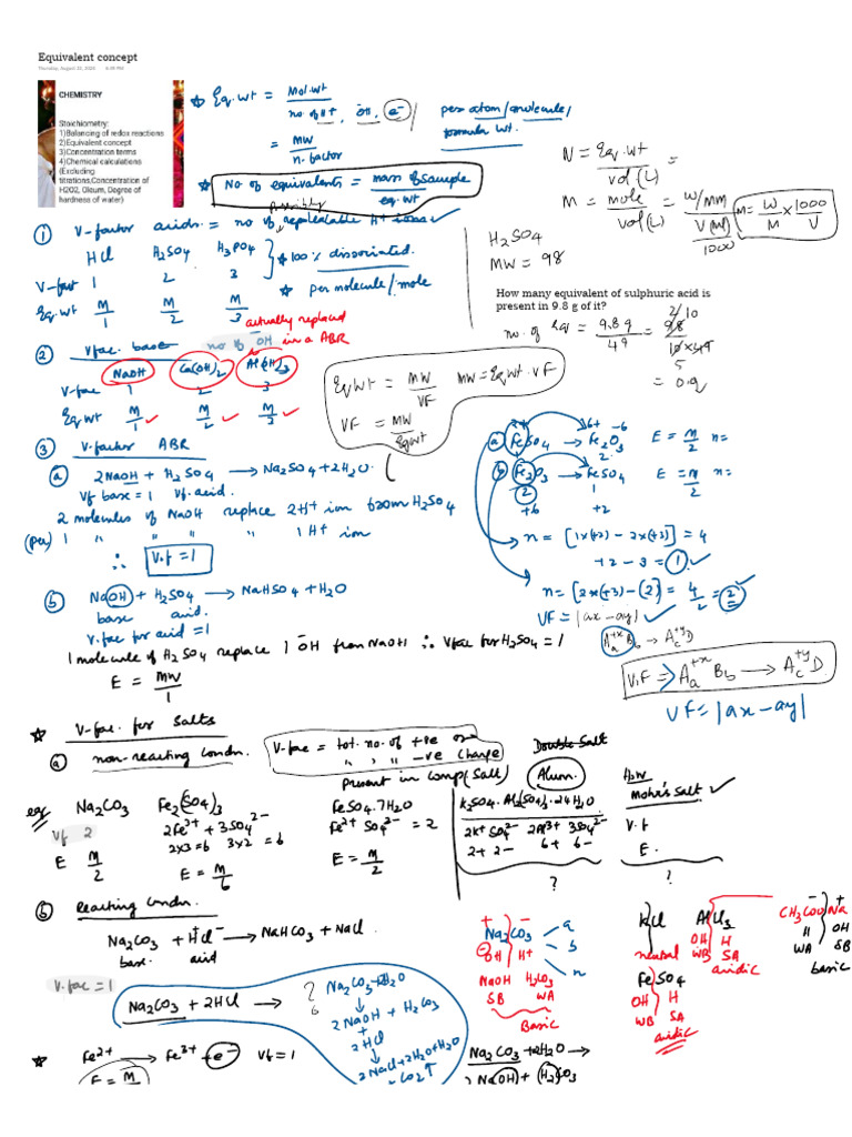 Equivalent Concept | PDF