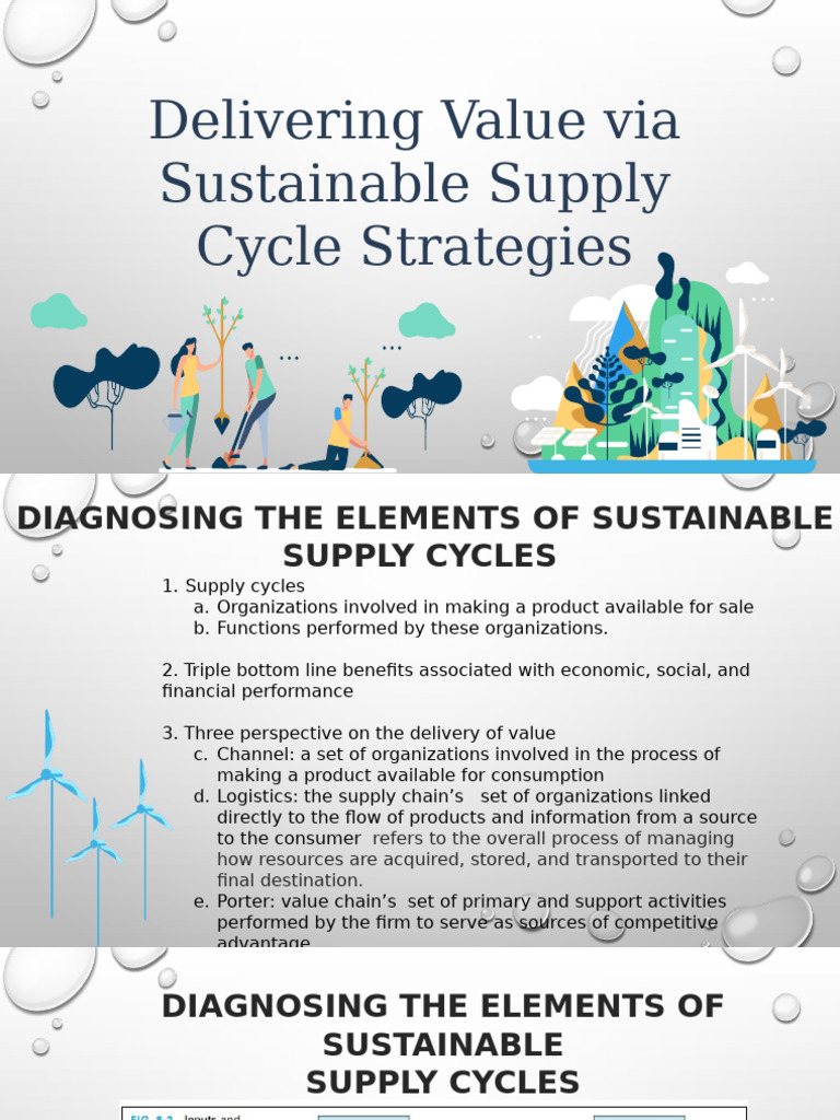 Sustainable Supply Cycle Strategies | PDF | Sustainability | Logistics
