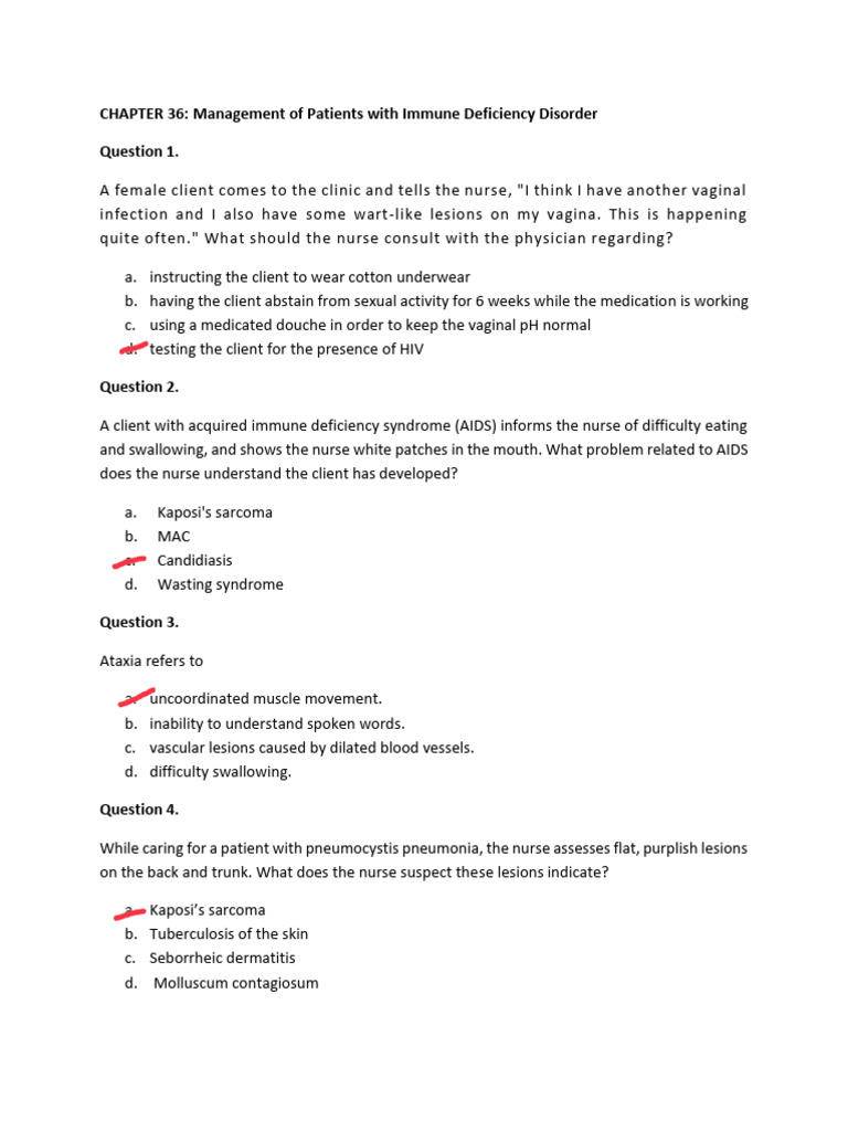 Immune Deficiency Disorder Patient Management | PDF | Immunodeficiency ...
