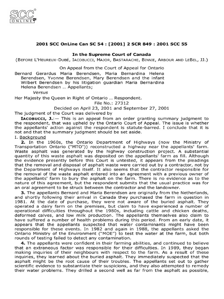 J - 2001 - SCC - OnLine - Can - SC - 54 - 2001 - 2 - SCR - 849 - 2001 ...