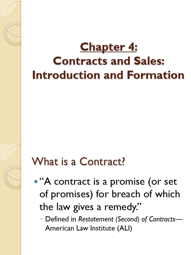 Contract Law Basics And Formation Pdf Offer And Acceptance