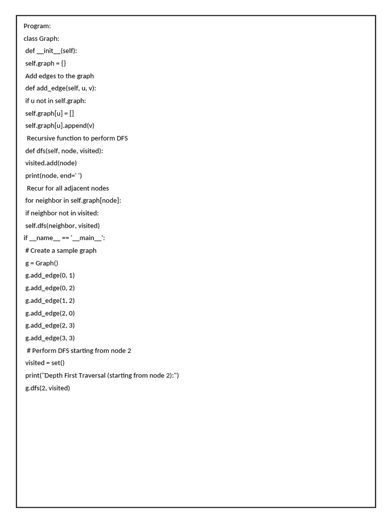 aiml program 1-9 | PDF | Graph Theory | Theoretical Computer Science