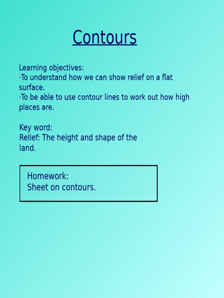 TES Contour Lines | PDF