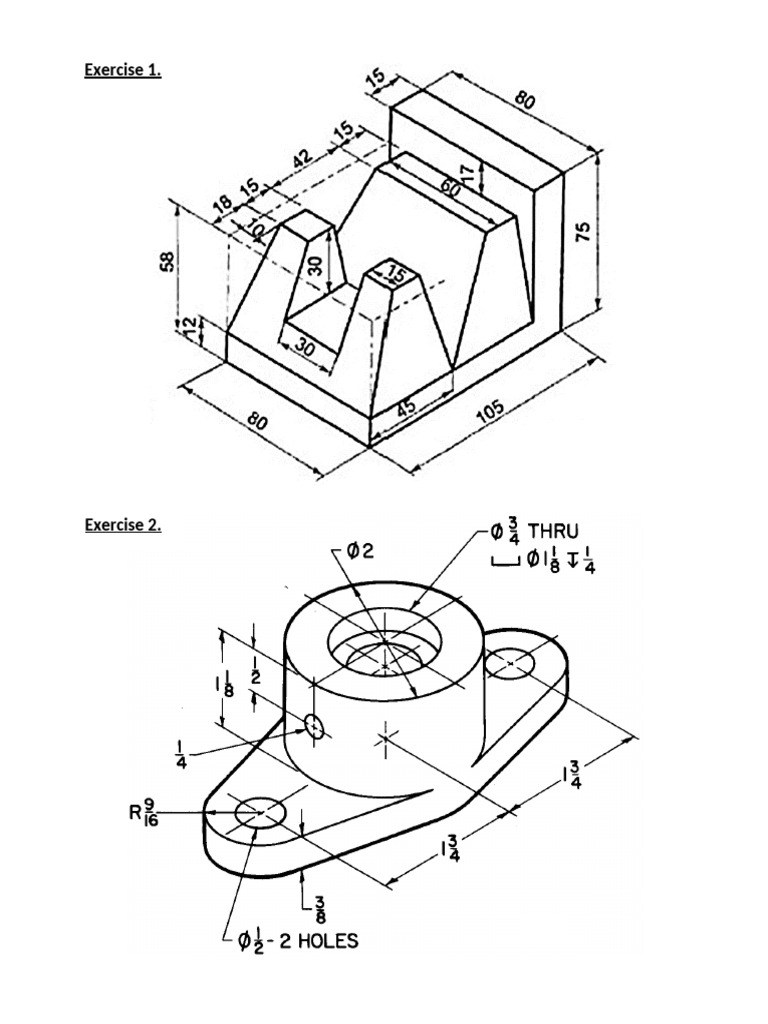Exercises For Orthographic 1-4 | PDF