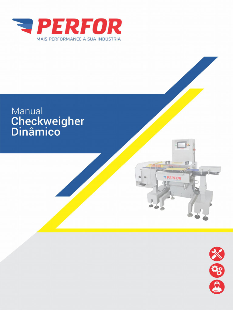 Manual do Checkweigher Dinâmico PERFOR | PDF | Detector de metal | Sistema