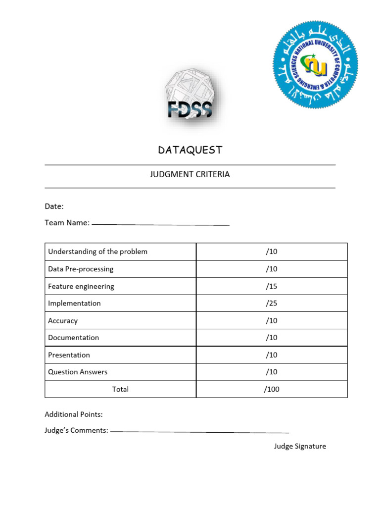 Dataquest Rubric | PDF