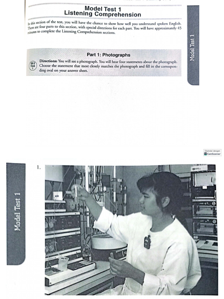 TOEIC - MODUL TEST 1 | PDF