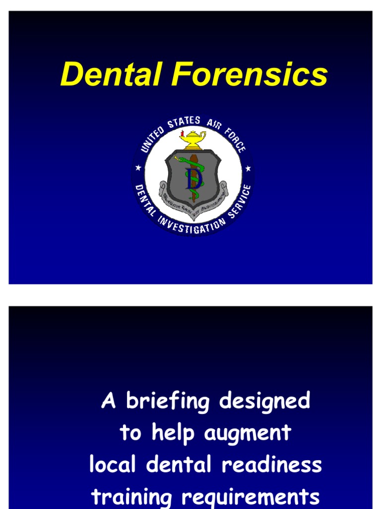 Dental Forensics Forensic Science Autopsy