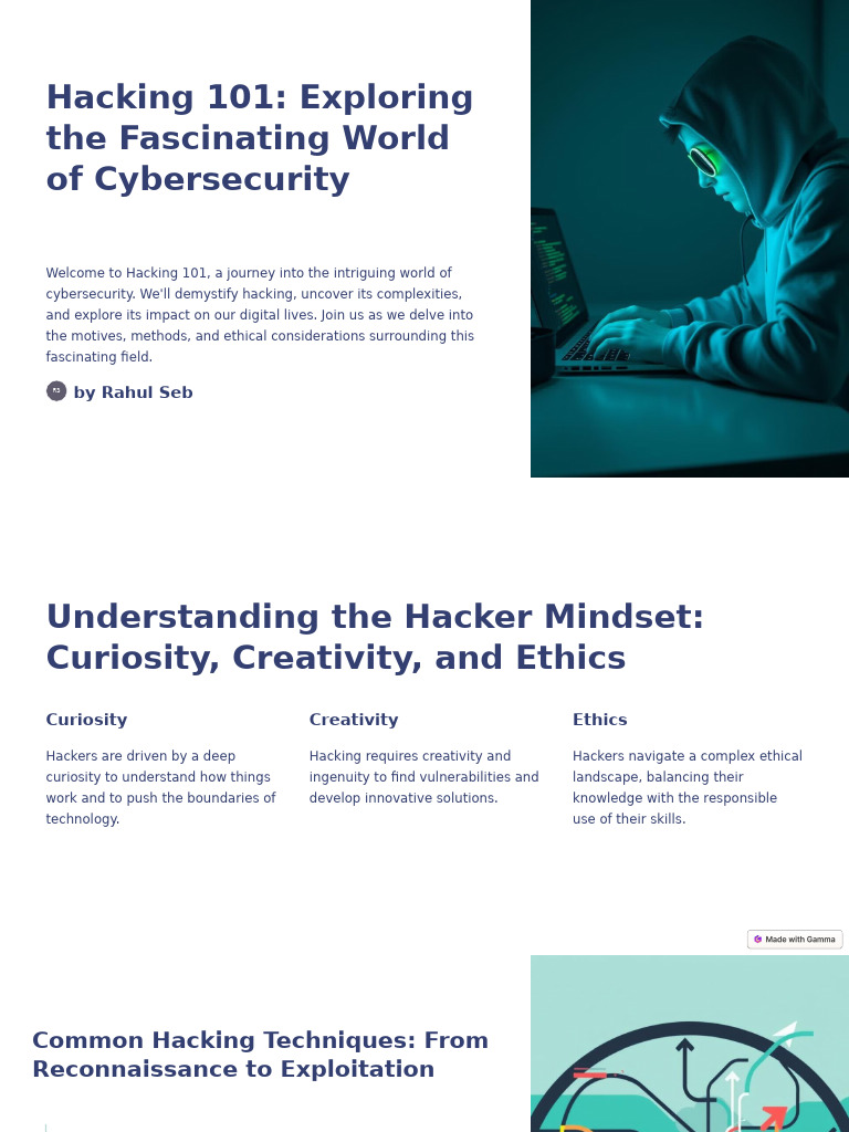 Hacking 101 Exploring The Fascinating World of Cybersecurity | PDF ...