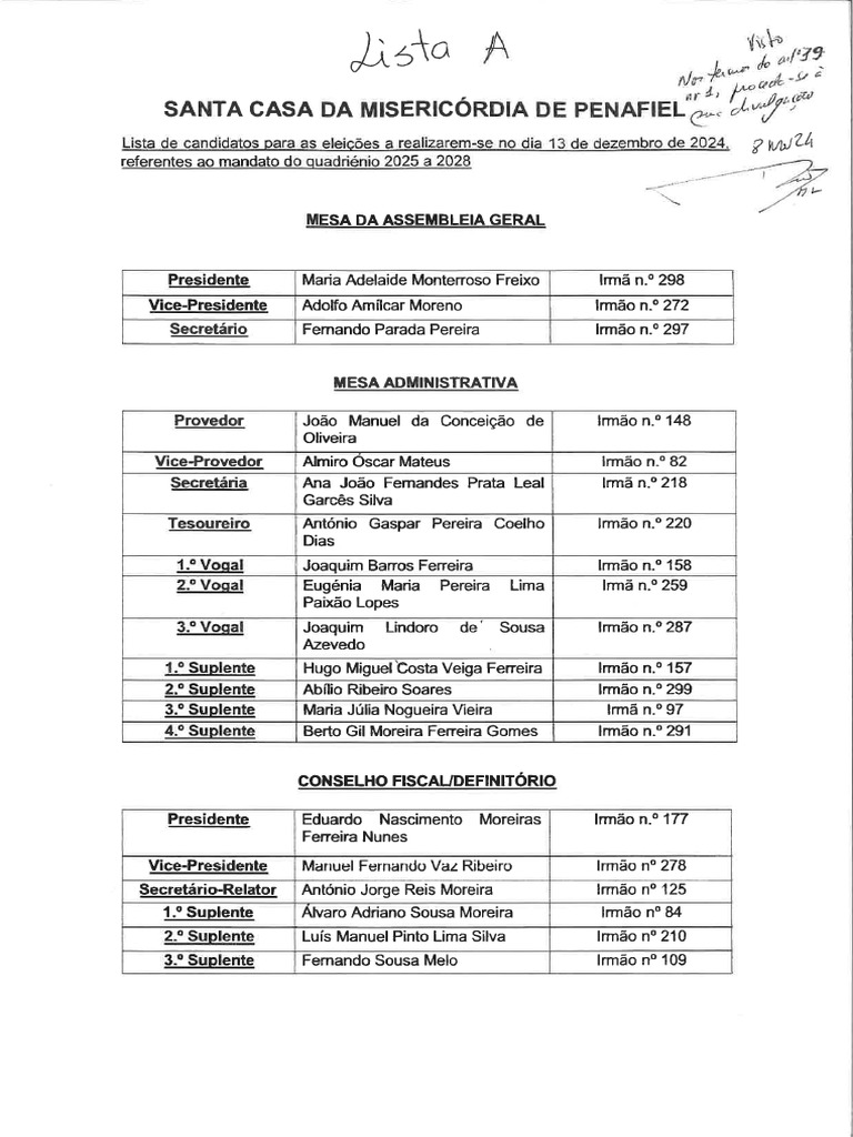 Lista A | PDF