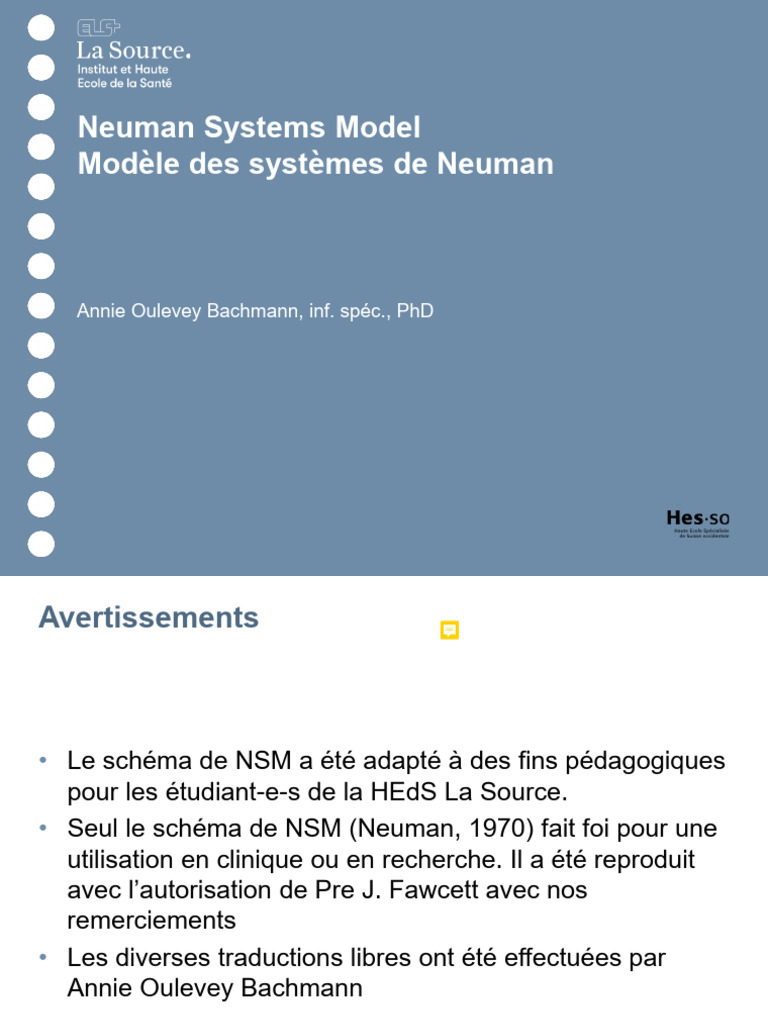Modèle des systèmes de Neuman | PDF | Psychologie | Allaitement