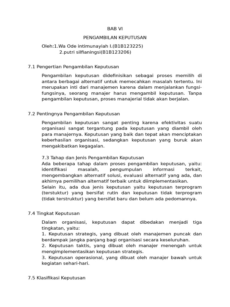 Ringkasan Materi Bab 7 | PDF