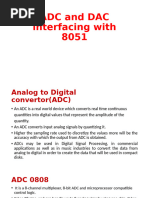 Interfacing ADC & DAC With 8051 - v1 | PDF | Analogue Electronics ...