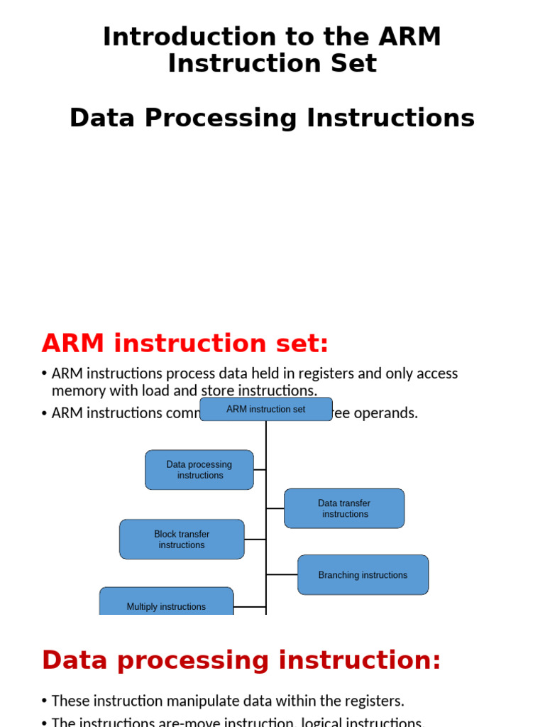 Data Processing Instructions | PDF | Integrated Circuit | Office Equipment