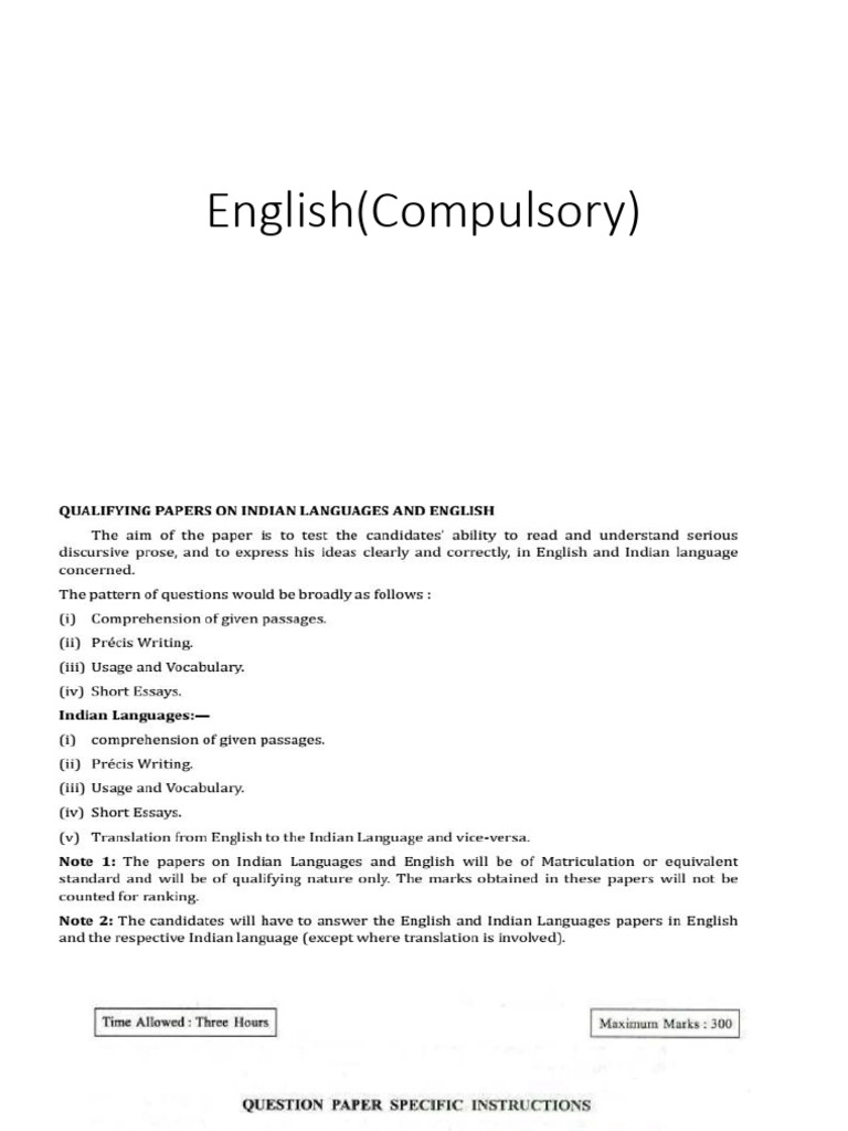 English Compulsory Exam Guide | PDF | Adverb | Noun