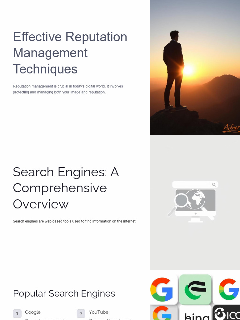 Effective SEO and Reputation Management | PDF | Search Engine ...