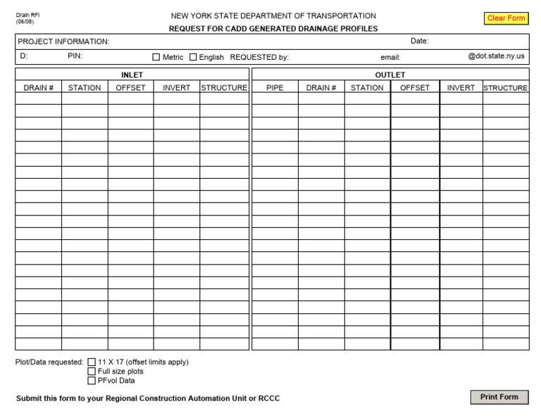 Drain Rfi | PDF