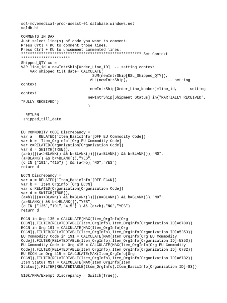 DAX Expressions new | PDF | United States Dollar | Invoice