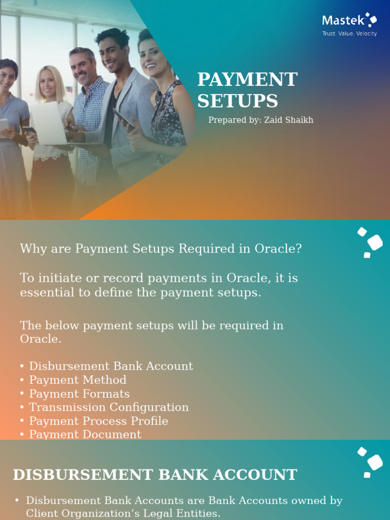 Payment Setups | PDF | Payments | Computing