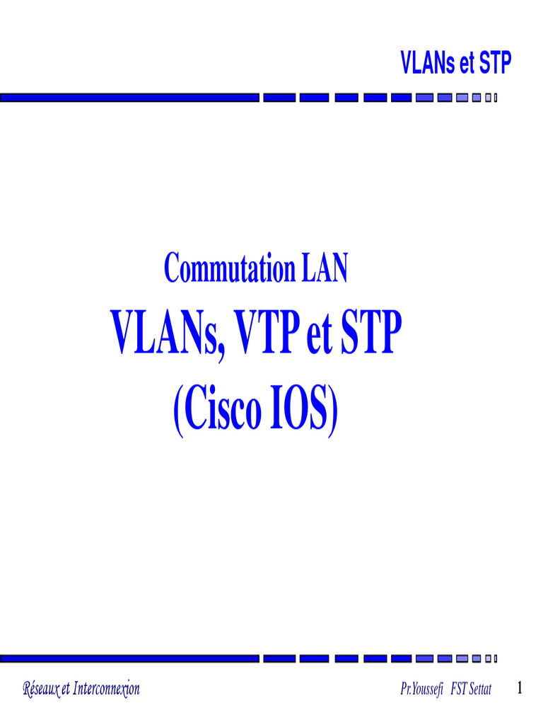 Introduction aux VLANs et Trunking Cisco | PDF | Ethernet ...