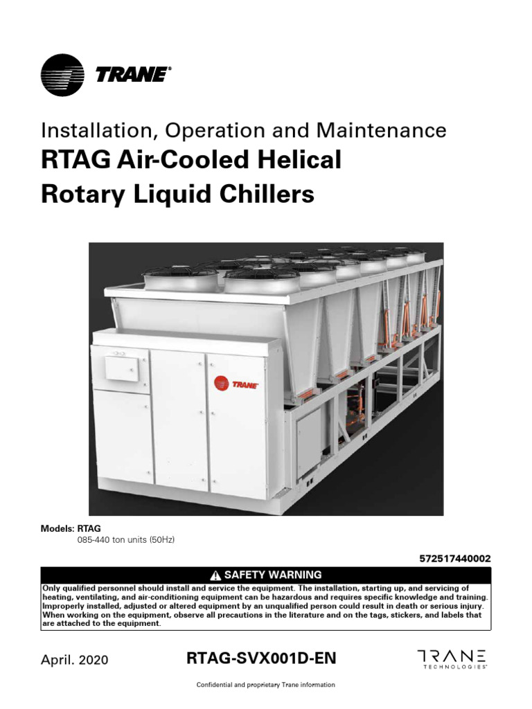 ステルスデック Ver, 1.2 Trane Tech - RTAG - IOM - English - 2020april | PDF