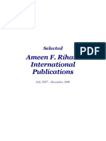 Ameen Rihani - International Publications