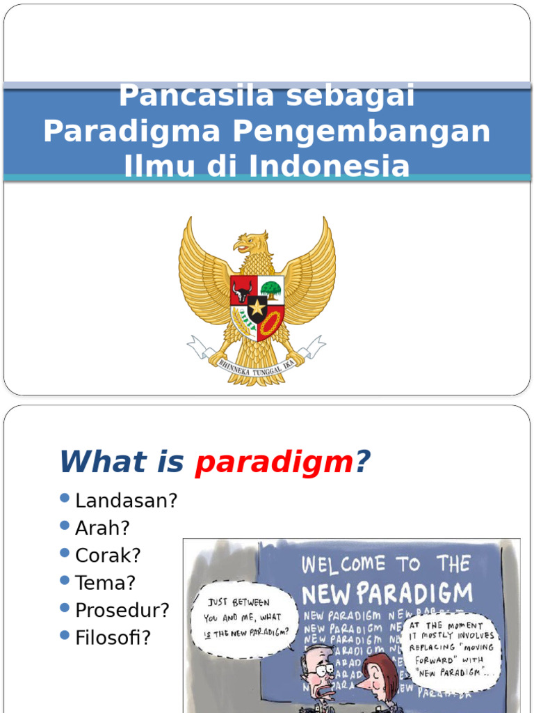 Pancasila Sebagai Paradigma Pengembangan Ilmu Di Indonesia 3 1 | PDF