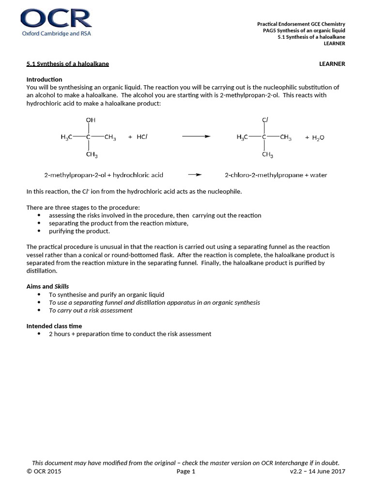 synthesis-of-haloalkane-in-lab-pdf-organic-synthesis-nitric-acid